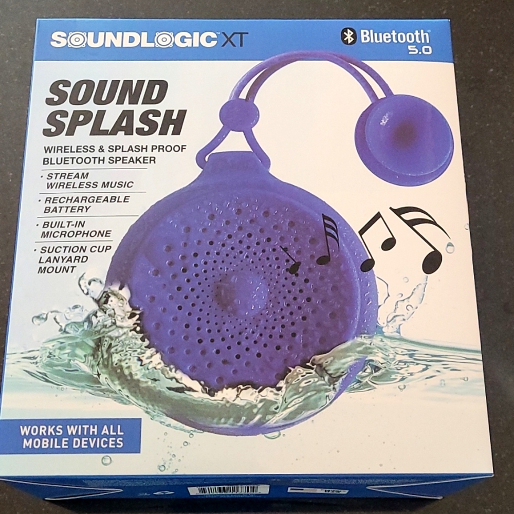 Bluetooth 5.0 Wireless & Splash Proof Speaker